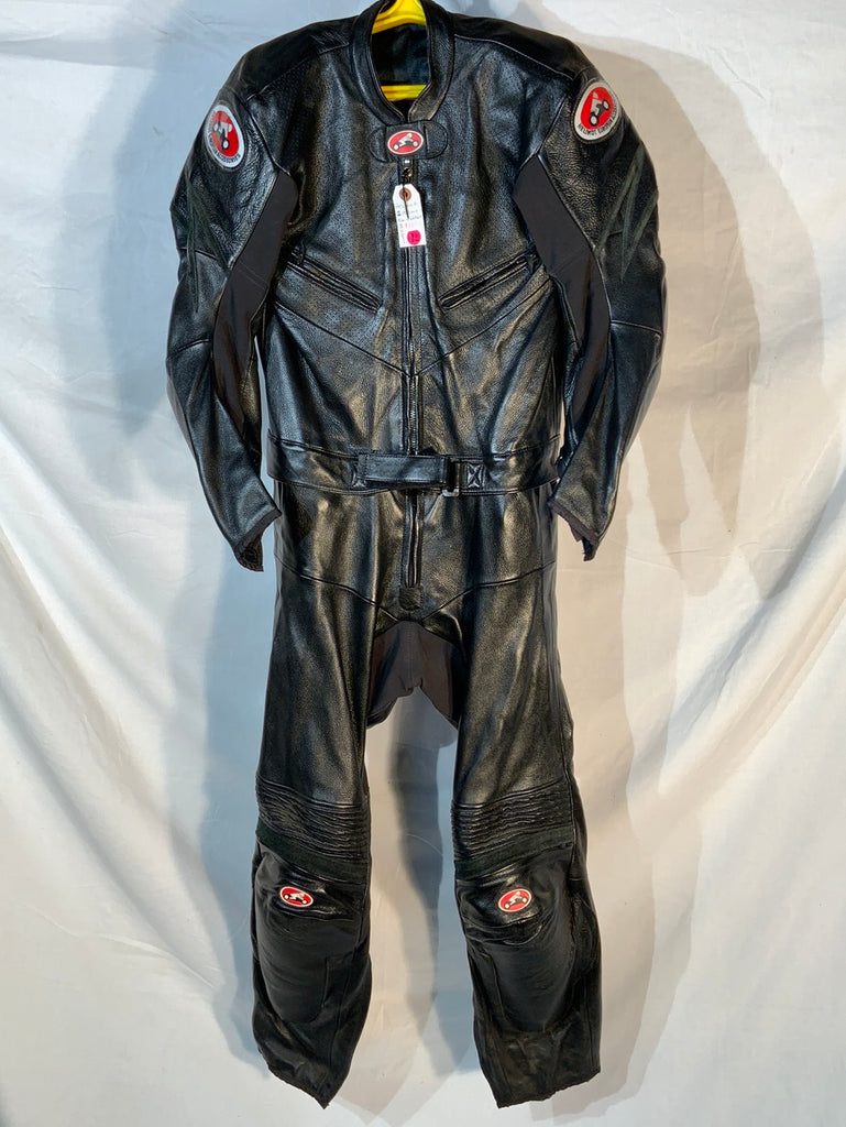 Helimot 2-piece leather riding suit