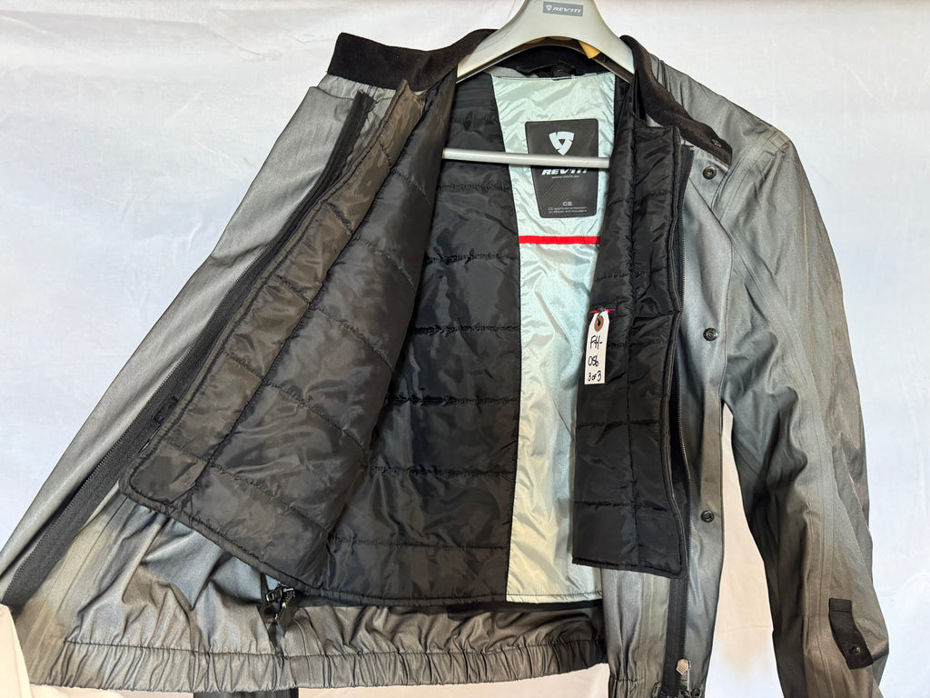Women’s Black and White Rev’it Tornado Textile Jacket