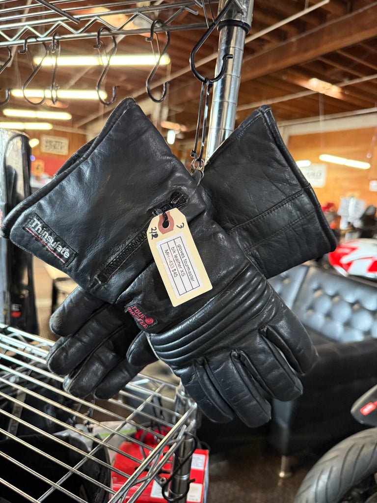 Tourmaster leather gloves