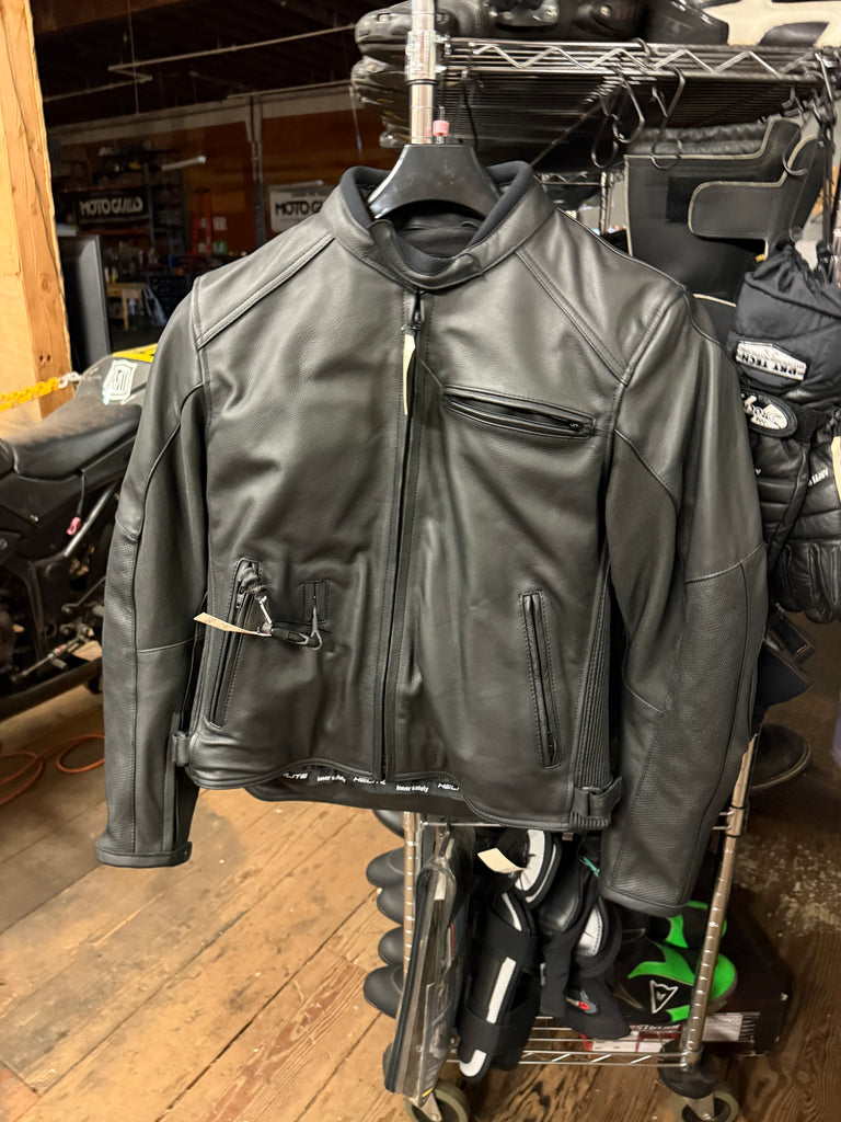 Helite Airbag Leather jacket