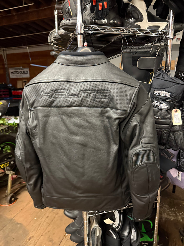 Helite Airbag Leather jacket