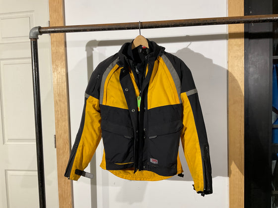 First Gear Yellow and Black Men’s Touring Jacket w/ liner