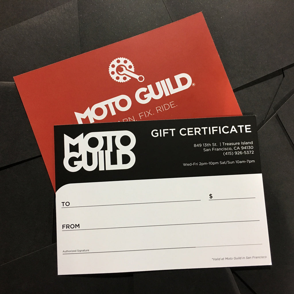 Moto Guild Gift Certificate